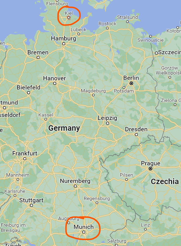 German Authorities Arrest Two Syrian Men Accused of Being Former Leaders of an Islamic State (IS)-Linked Group, Kiel and Munich, Germany - 06 September 2023