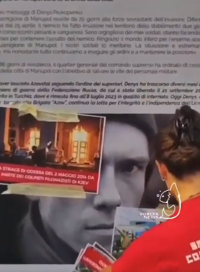 Left Wing-Led City Hall Sponsors an Exhibition on the Ukrainian Neo-Nazi Azov Regiment, Sparking Antifascist Protests, Milan, Lombardia Region, Italy - 07 September 2023