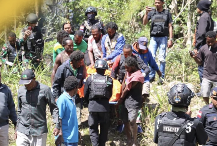 Free Papua Movement (OPM) Militants Shoot Dead Michelle Kurisi Ndoga, a Female Papuan Humanitarian Activist, in a Targeted Attack, Kolawa District, Lanny Jaya Regency, Papua Mountains, Indonesia - 31 August 2023