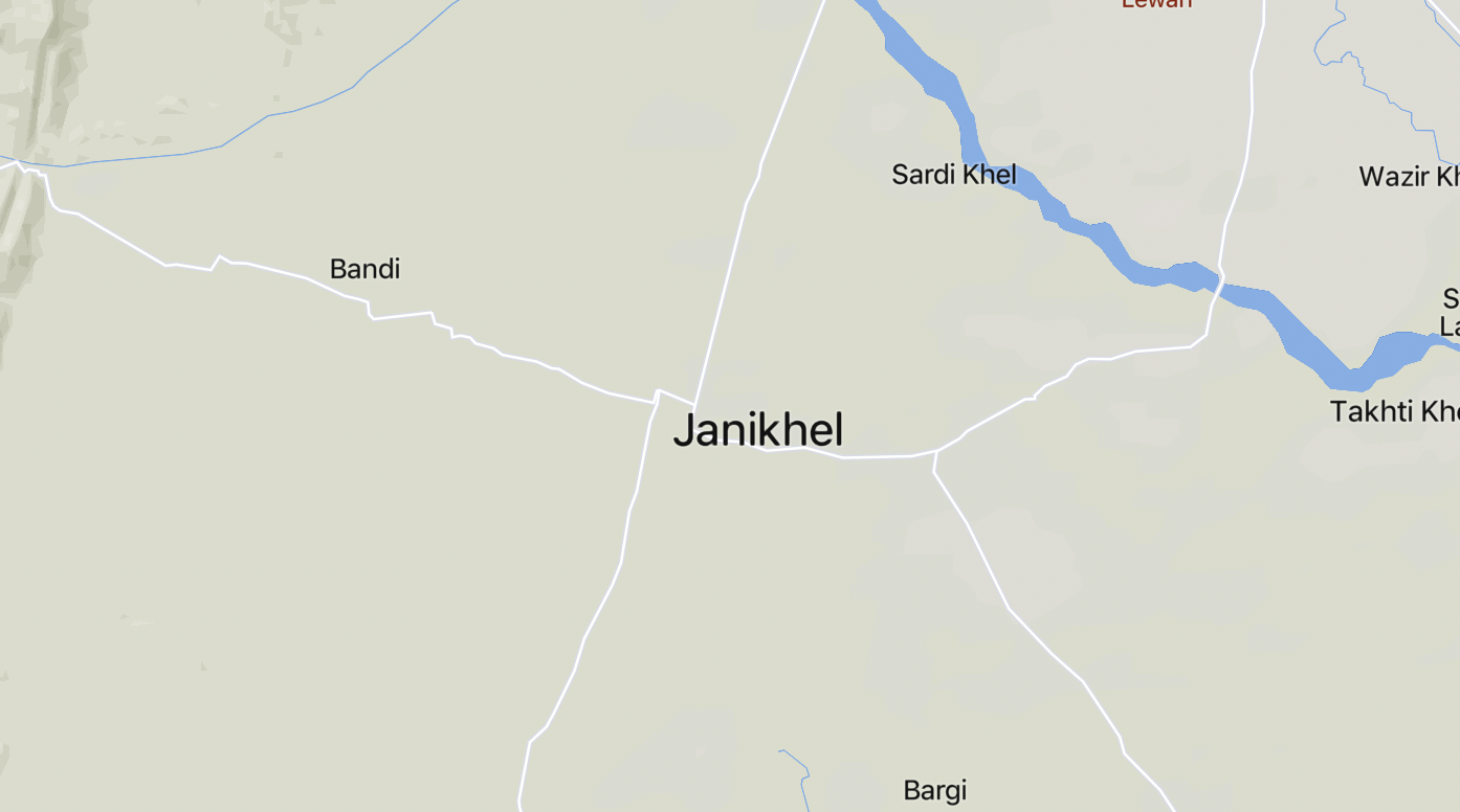 Janikhel Tehsil, Bannu Province, Khyber Pakhtunkhwa, Pakistan