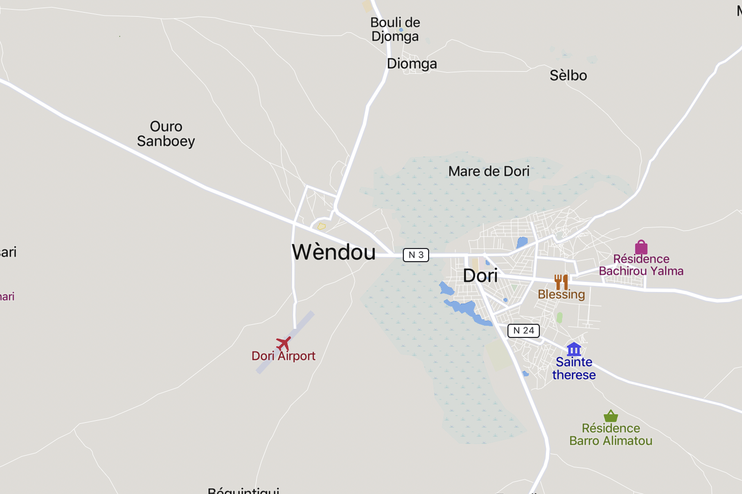 Wéndo, West of Dori on N3 Highway, Burkina Faso