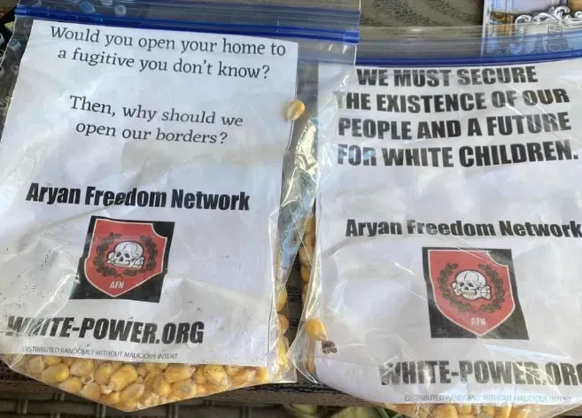 (Flyers/Right Wing Extremism) Aryan Freedom Network (AFN) White Supremacist and Anti-Immigrant Flyers Found in Dowlen West and Westgate Neighborhoods, Beaumont, Texas, United States – 24 September 2023