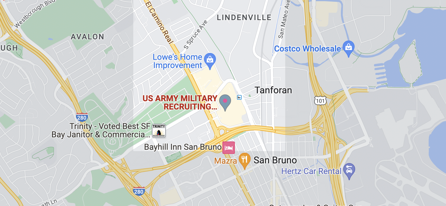 Armed Forces Recruiting Office, in Daly City, California, United States