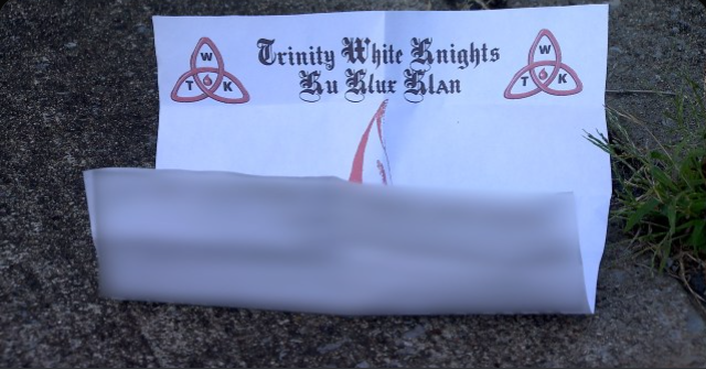 KKK Flyers Found In Lischey Avenue In East Nashville