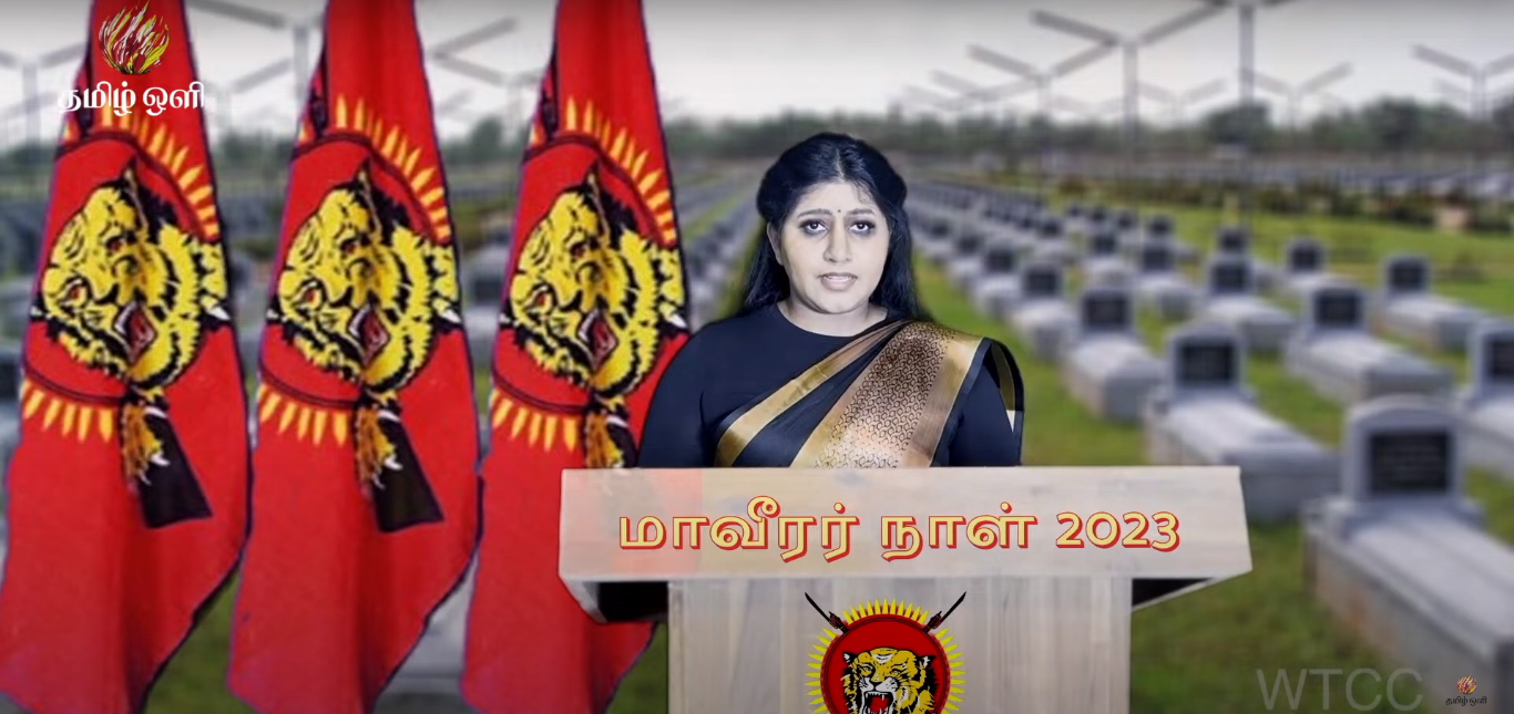 TRAC Incident Report: LTTE Allied Group Published Suspected AI-Generated Velupillai Prabhakaran's Daughter Speech in Norway and Switzerland - 27 November 2023