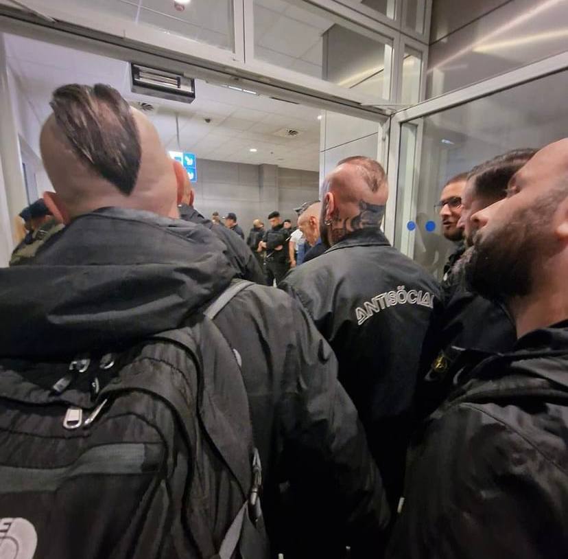 TRAC Incident Report: Italian Right-Wing CasaPound Militants Arrested At Athens's Airport, Greece - 31 October 2023