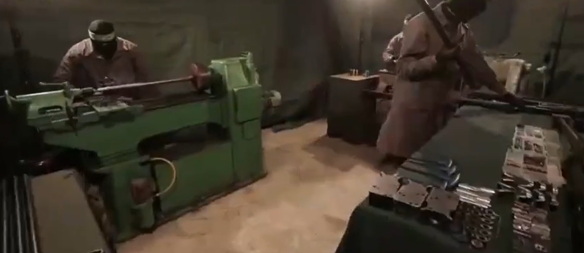 Eco-Fascist Insiders Share Inspirational Hamas Video on Sniper Rifles Self-Made in a Clandestine Gaza-Based Arms Workshop, United States - 20 December 2023