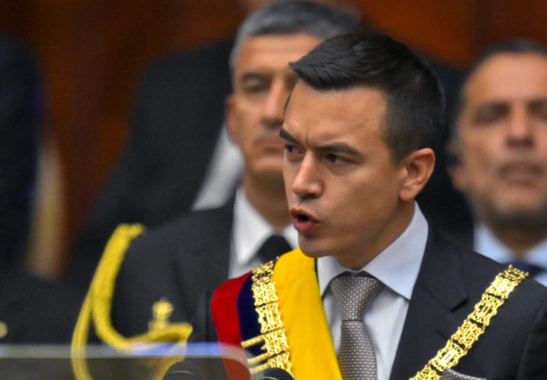 Newly Elected President Daniel Noboa Plans to Build Maximum Security Mega Jails Inspired by El Salvador's Prisons, Quito, Ecuador - 04 January 2024