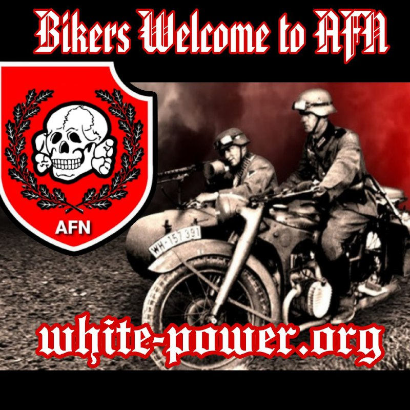 (Right Wing Extremism/Poster) Aryan Freedom Network (AFN) Invites Pro-White Motorcycle Clubs to Join the AFN Movement, United States - 29 December 2023