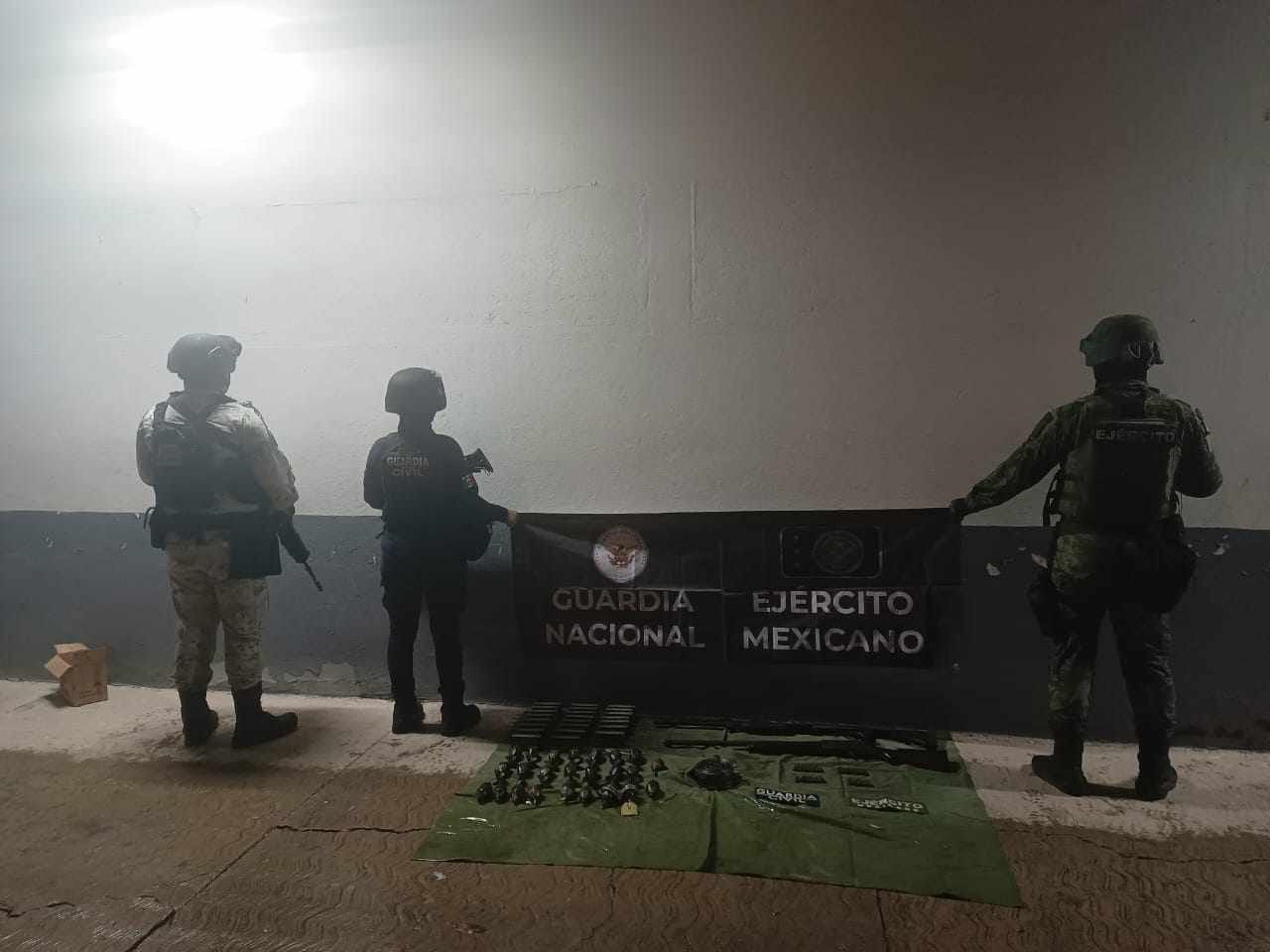 (Photo) 20 Homemade Drone Explosives Seized from Los Viagras in Mexican Armed Forces Joint Operation, Catalinas, Michoacán, Mexico - 17 February 2024