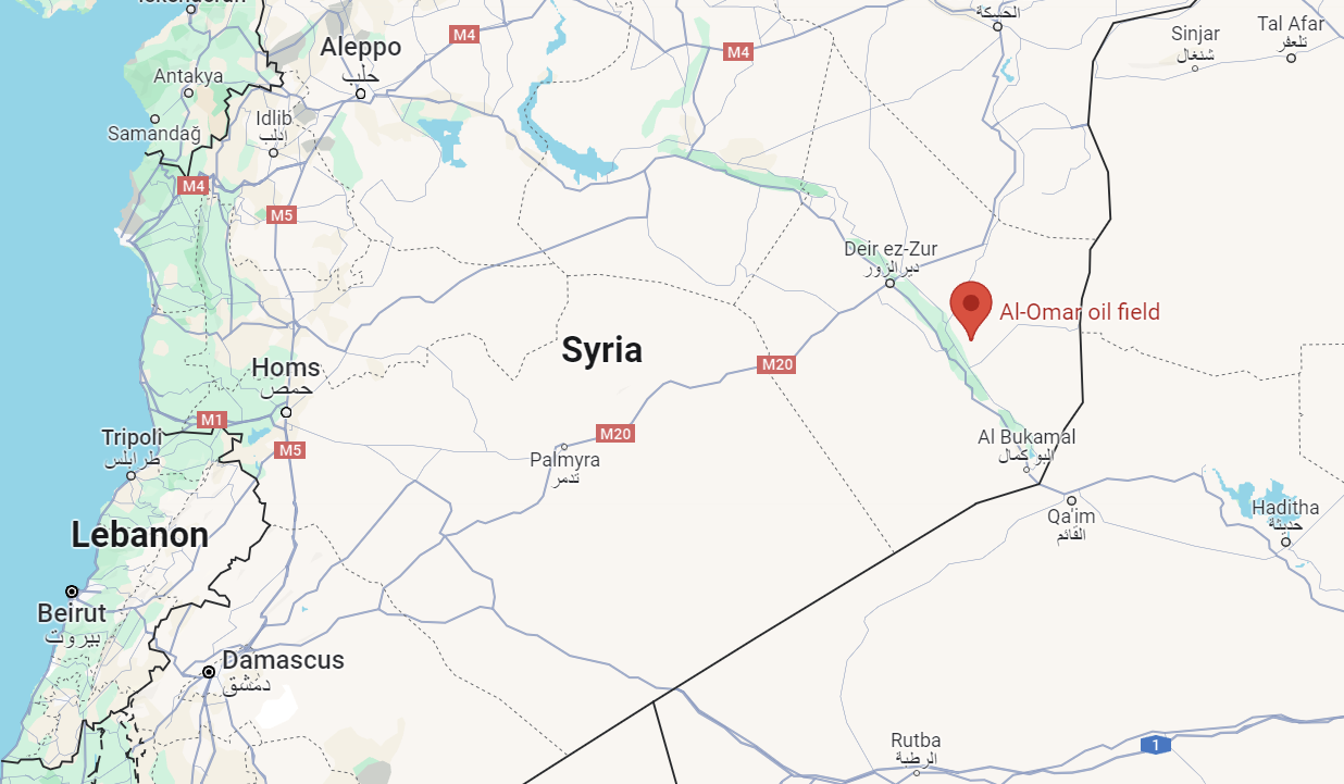 Suicide Weaponized Drones Launched by Suspected Islamic Resistance in Iraq (and Syria) (IRI) Target a United States Base, Al-Omar Oil Field Area, Northeastern Syria - 07 February 2024