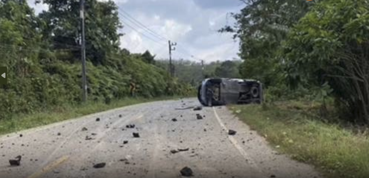 One Defense Volunteer Killed and Four Other Wounded in the Detonation of a Roadside Improvised Explosive Device (IED), Ban Kumoong, Janae, Narathiwat, Thailand - 12 February 2024