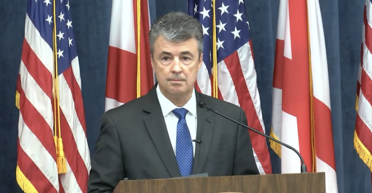 Improvised Explosive Device (IED) Detonates Outside the Office of Republican Alabama Attorney General Steve Marshall, Montgomery, Alabama, United States - 24 February 2024