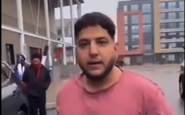 Pro-Israel Activist Charged for Assaulting Pro-Palestine Protesters with a Nail Gun, Thornhill, Vaughan, Ontario, Canada - 03 March 2024