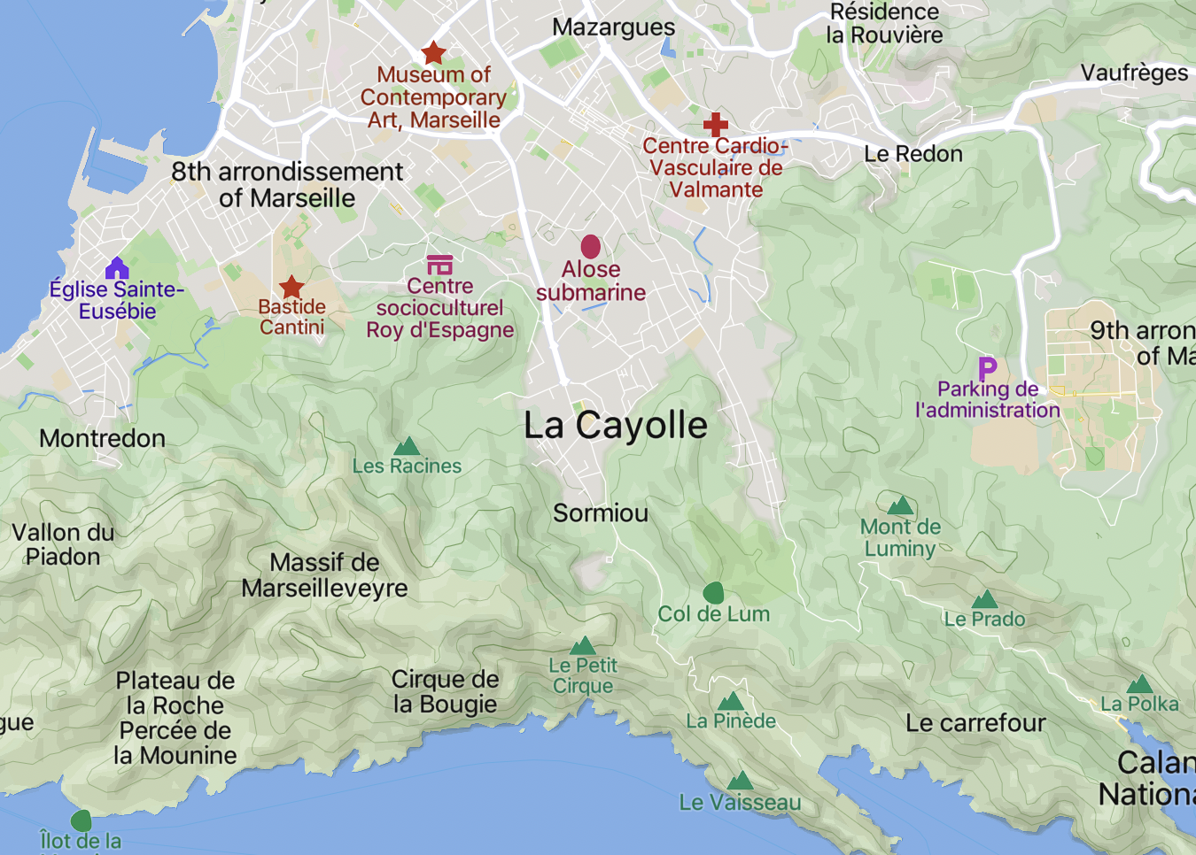 La Cayolle District, Marseille, France
