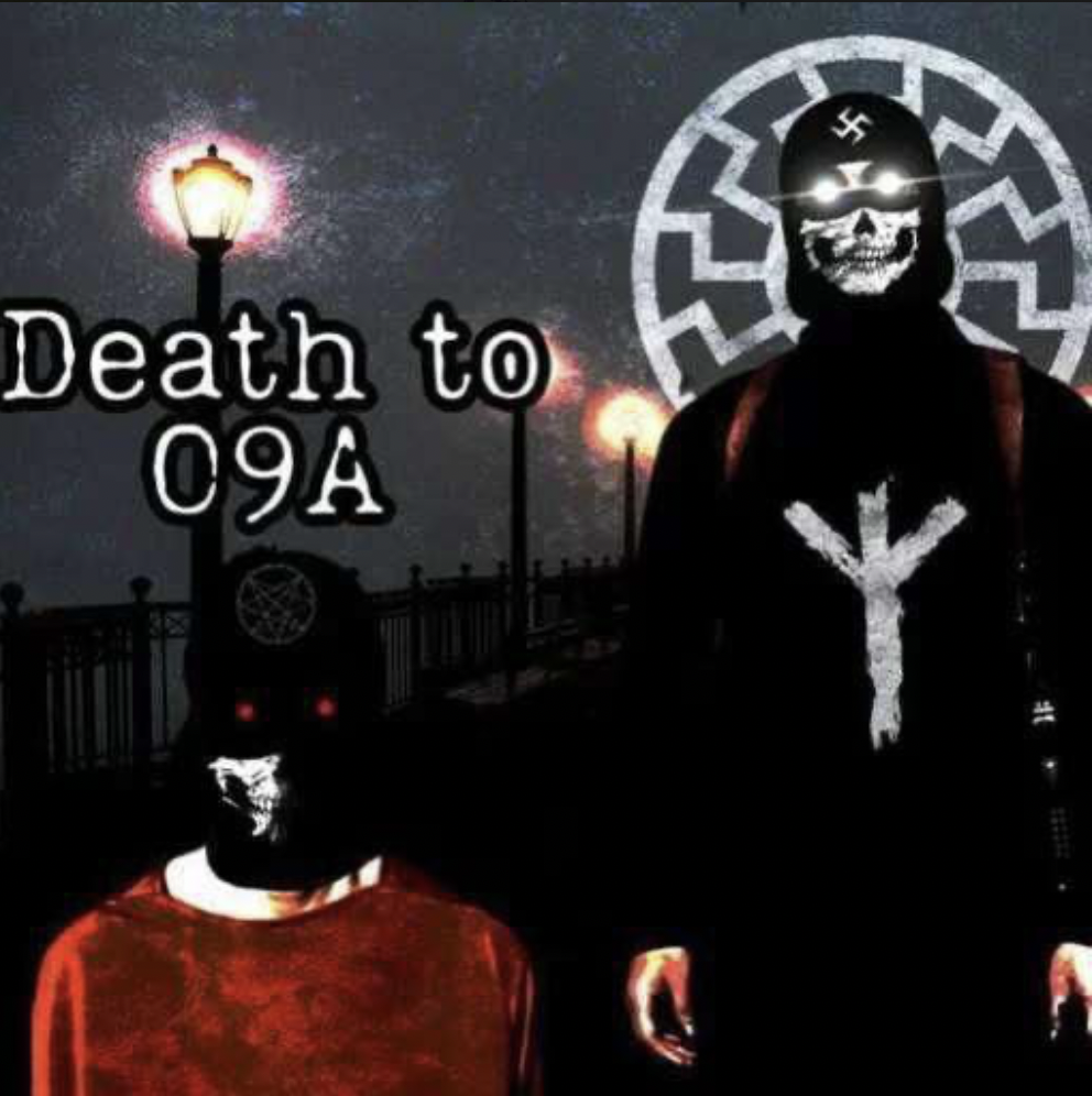 Terrorgram Poster Calling for 'Death to Order of Nine Angles (O9A)'