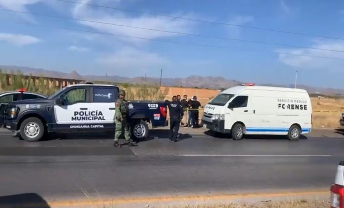 Sicarios, Eight Bodies, Highway, Narco-Banner, Chihuahua, Mexico