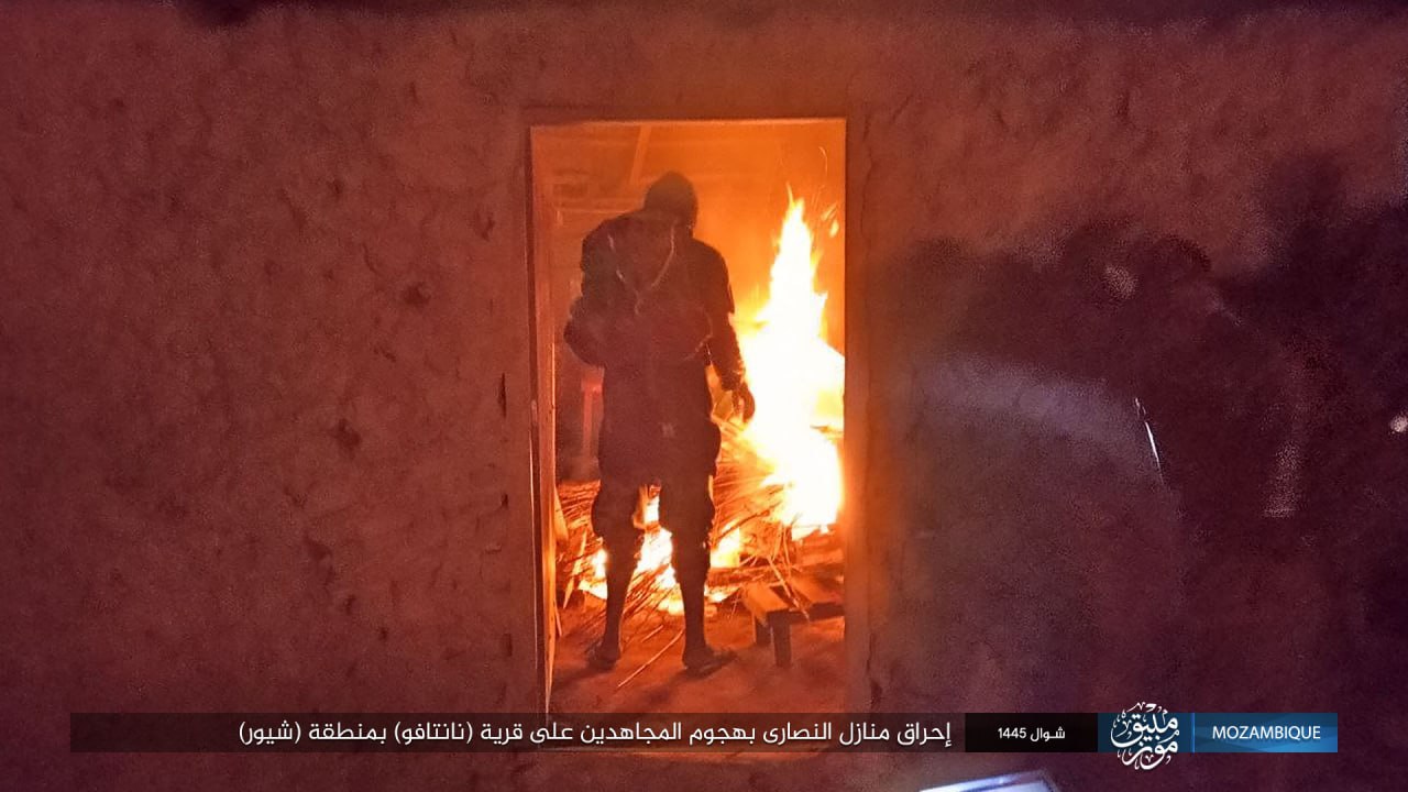 TRAC Incident Report: Suspected Islamic State Mozambique (IS-M/Shabaab Cult) Militants Arson of Christian Homes in Nantavo, Chiure District, Cabo Delgado, Mozambique - 25 April 2024