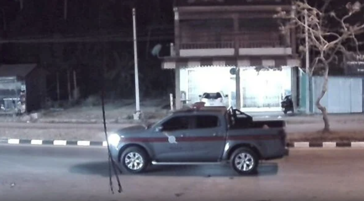 Unknown Gunmen Open Fire on a Police Patrol Unit, Injuring One Officer in an Ambush, Banang Sata, Yala, Thailand - 19 April 2024