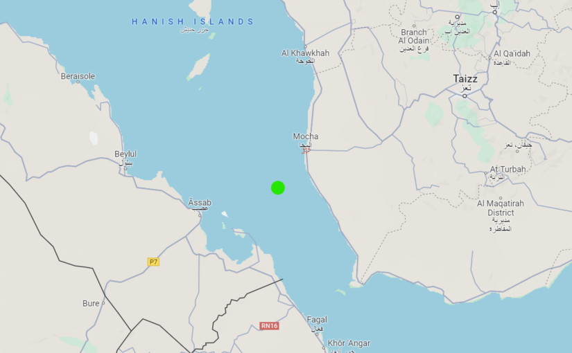 Iran-Aligned Houthis Claim to Have Targeted British Oil Tanker 'Andromeda Star' with Multiple Missiles, Red Sea, Yemen - 26 April 2024