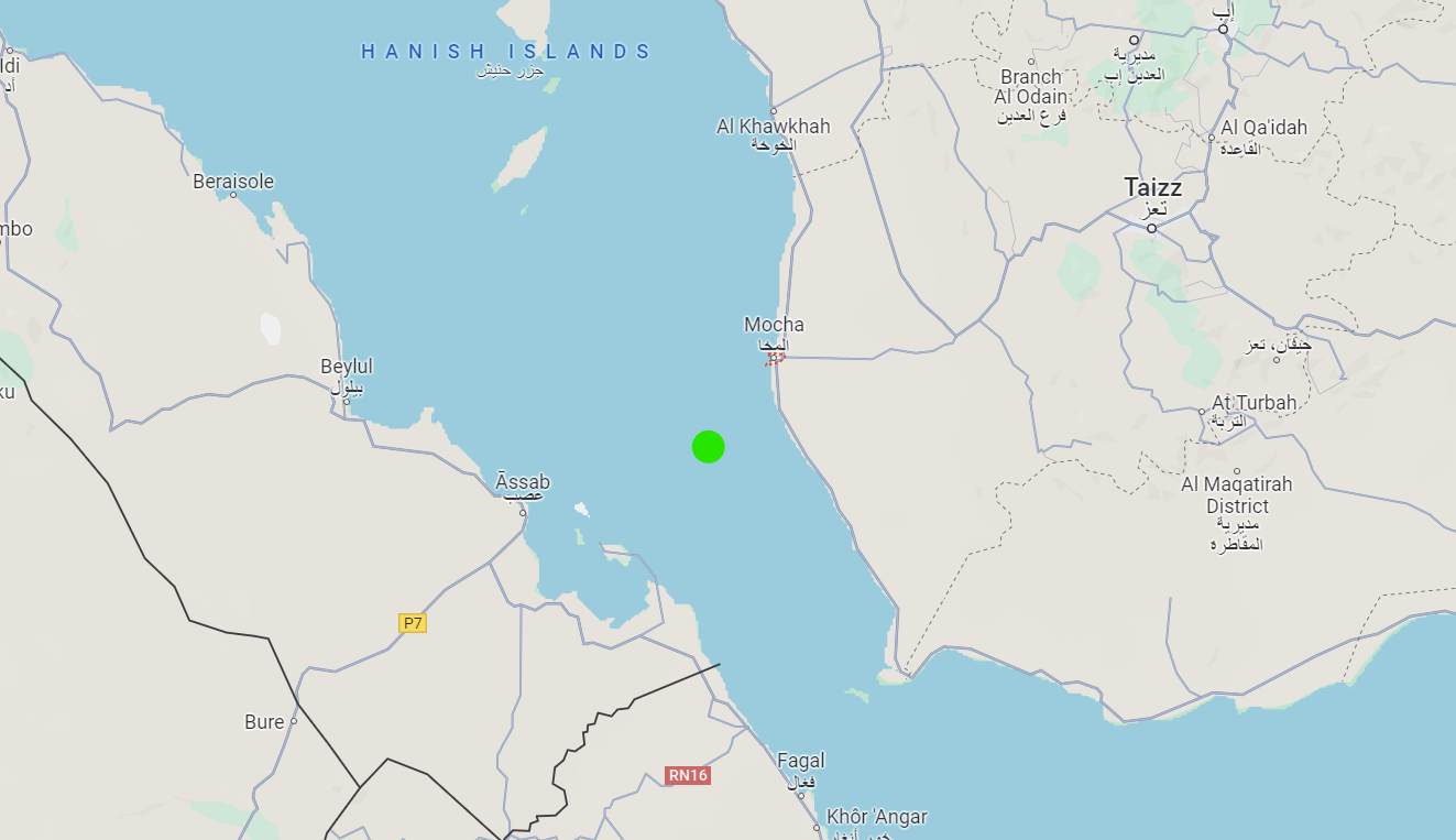 Iran-Aligned Houthis Claim to Have Targeted British Oil Tanker 'Andromeda Star' with Multiple Missiles, Red Sea, Yemen - 26 April 2024
