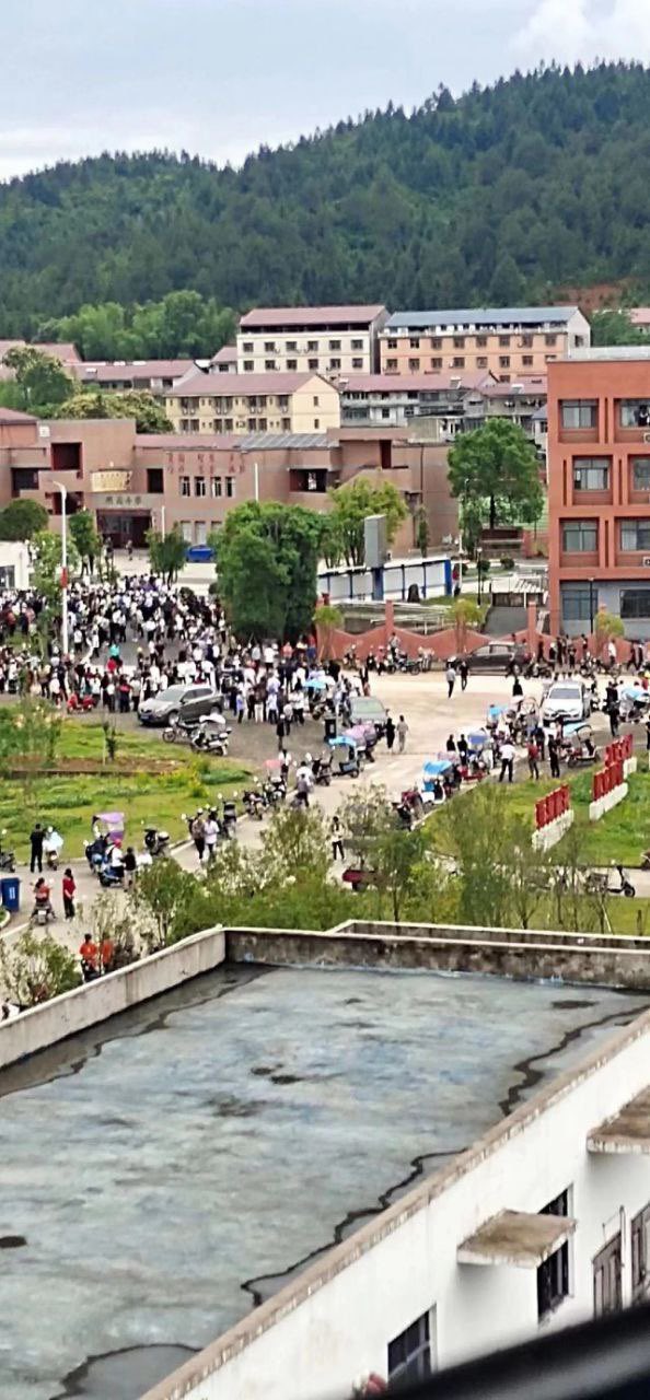 Woman Kills Two and Injures 10 Others, Including Children, in a Knife Attack at a Primary School, Guixi, Yingtan, Jiangxi Province, China - 23 May 2024