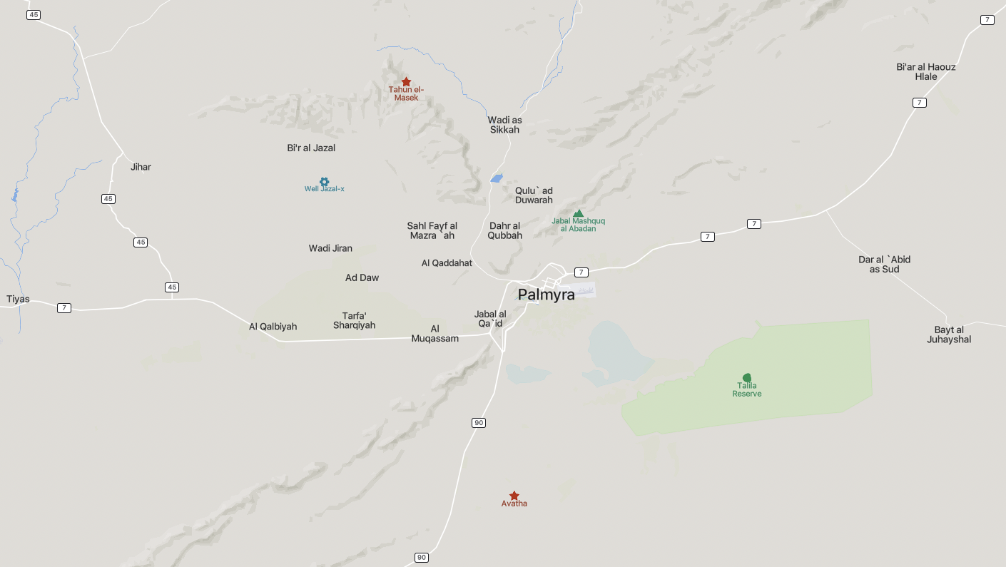 TRAC Incident Report: Suspected Islamic State (IS) Armed Assault Target Iranian Revolutionary Guard Corps (IRGC) Military Checkpoint & Vehicle in the Syrian Desert (Badiya), Palmyra (M7 Highway), Homs Governorate, Syria- 28 May 2024