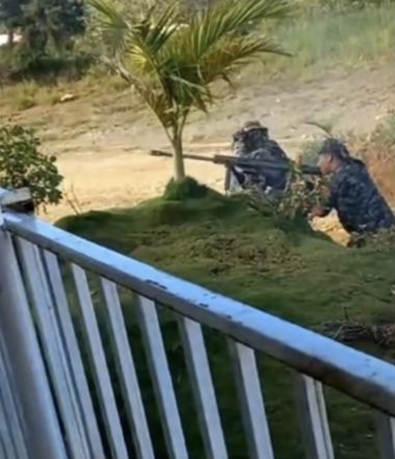 (Video) Elements of the Central General Staff (EMC)/Revolutionary Armed Forces of Colombia (FARC) Shoot at a Military Helicopter from a .50 Caliber Anti-Material Rifle, Morales, Cauca, Colombia - 20 May 2024