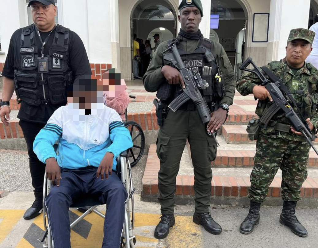 Security Forces Capture Oscar Eduardo Caicedo, Aka Sombra, of the Carlos Patiño Front/Central General Staff (EMC)/Revolutionary Armed Forces of Colombia, Popayan, Cauca, Colombia - 22 Mat 2024