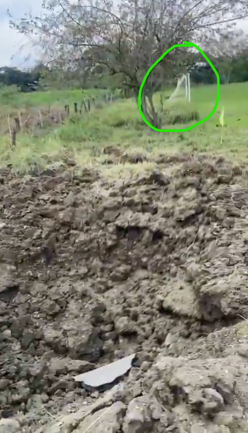 (Video) Security Forces Discover an Improvised Explosive Device (IED) Allegedly Planted by Central General Staff (EMC)/Revolutionary Armed Forces of Colombia (FARC) Militants Next to a Football Pitch, Santander de Quilichao, Cauca, Colombia - 26 May 2024