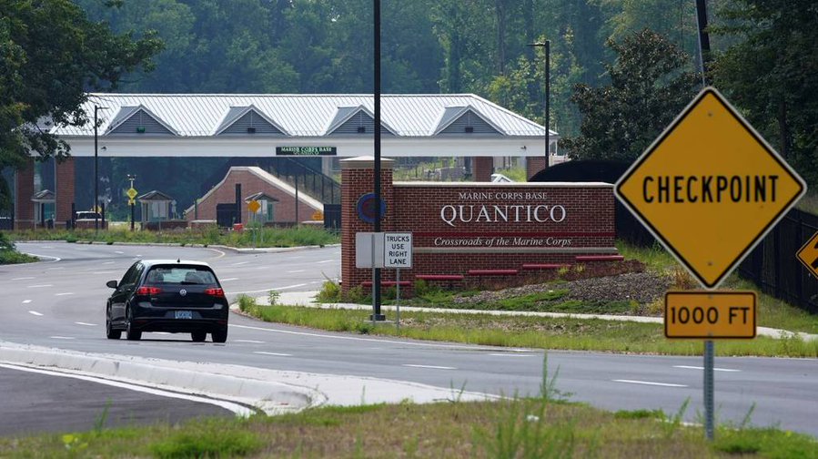 Two Jordanian Illegal Immigrants Arrested After Attempting to Drive Their Vehicle into the Marine Corps Base Quantico, Virginia, United States - 03 May 2024