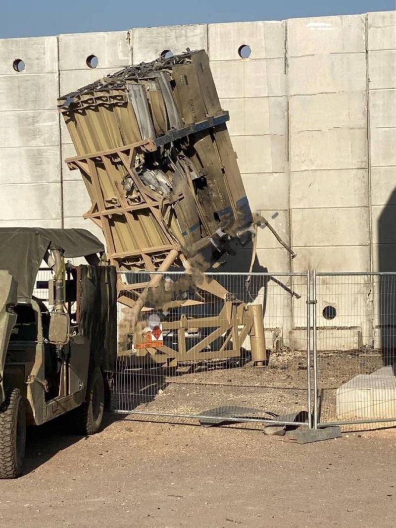 (Video) Hezbollah Destroys an Iron Dome Platform in a Missile Attack on Ramot Naftali, Upper Galilee, Israel - 05 June 2024