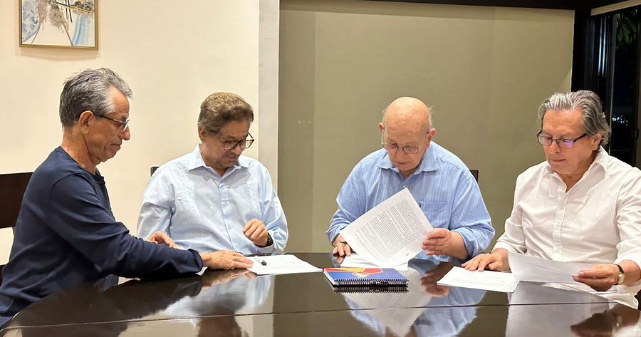 Colombian National Government Confirms the Setting Up of a Peace Negotiation Table with the 'Segunda Marquetalia', Scheduled to Begin on 24 June, Caracas, Venezuela - 06 June 2024