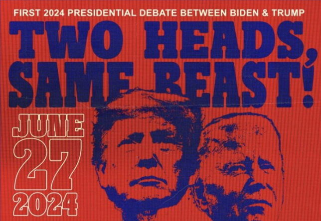 Leftist Extremists Plan to Disrupt the 27 June Presidential Debate Between President Biden and Donald Trump in Atlanta, Georgia, United States - 26 June 2024