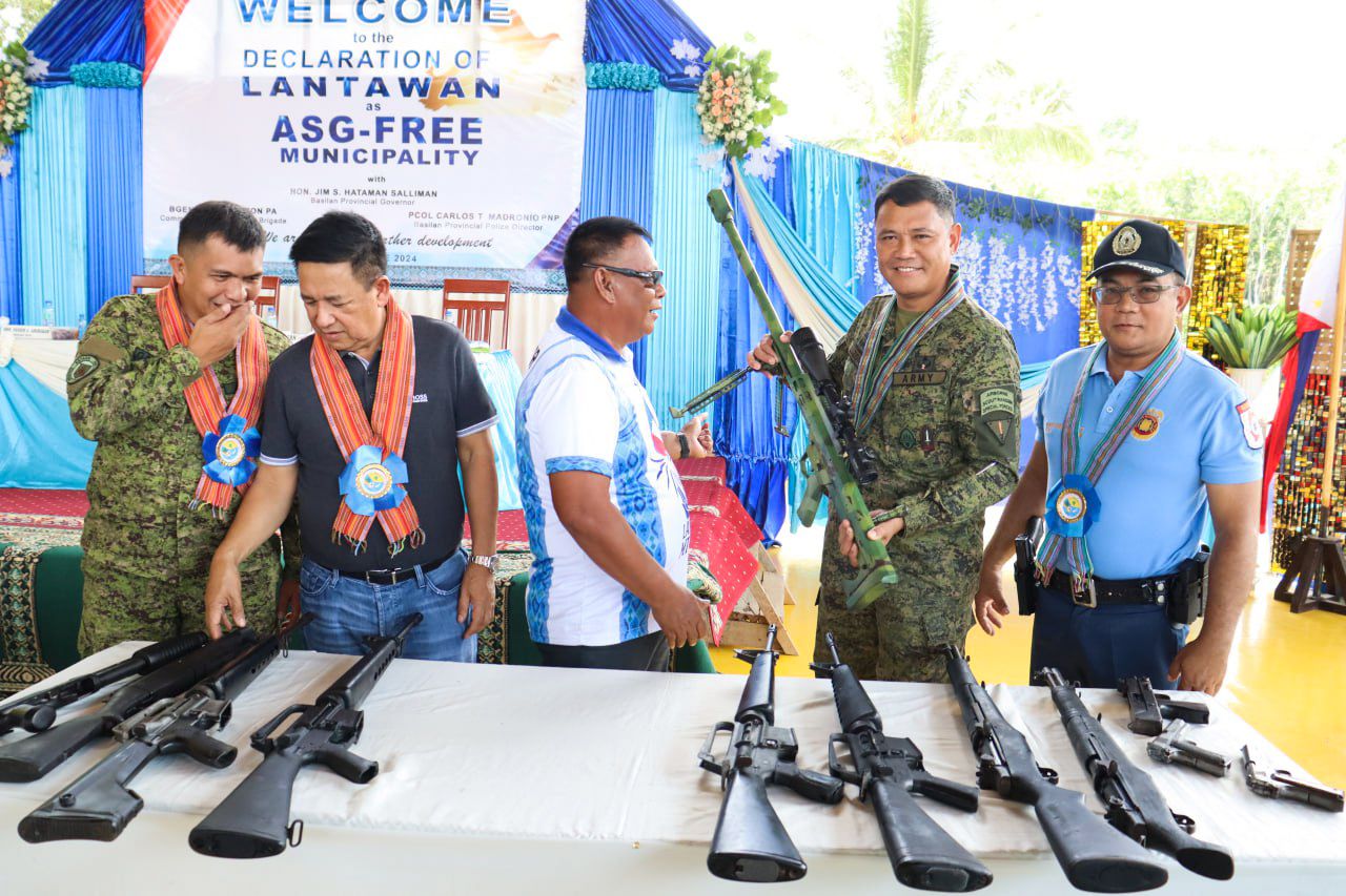 Local Authorities Declare Their Municipality Abu Sayyaf Group (ASG/ISEA)-Free, Lantawan, Basilan Province, Mindanao, Philippines - 05 June 2024