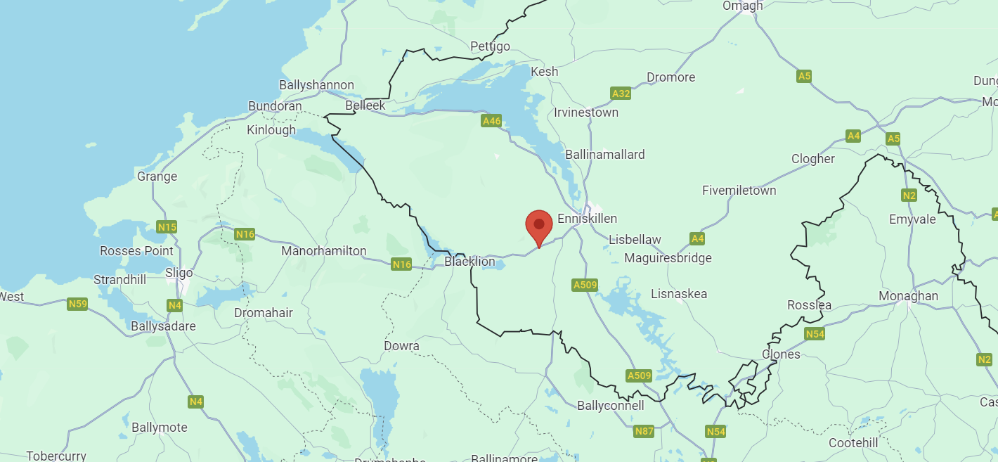 Gardaí (Irish Police) Arrest a Suspect For Being in Possession of an Improvised Explosive Device (IED), Letterbreen, County Fermanagh, Northern Ireland, United Kingdom - 09 June 2024
