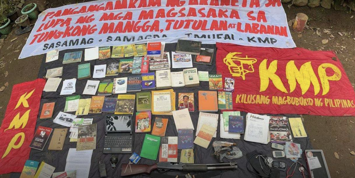 Security Forces Discover an Arms Cache Suspected to Belong to the New People's Army (NPA), in San Jose del Monte, Bulacan, Philippines - 25 June 2024