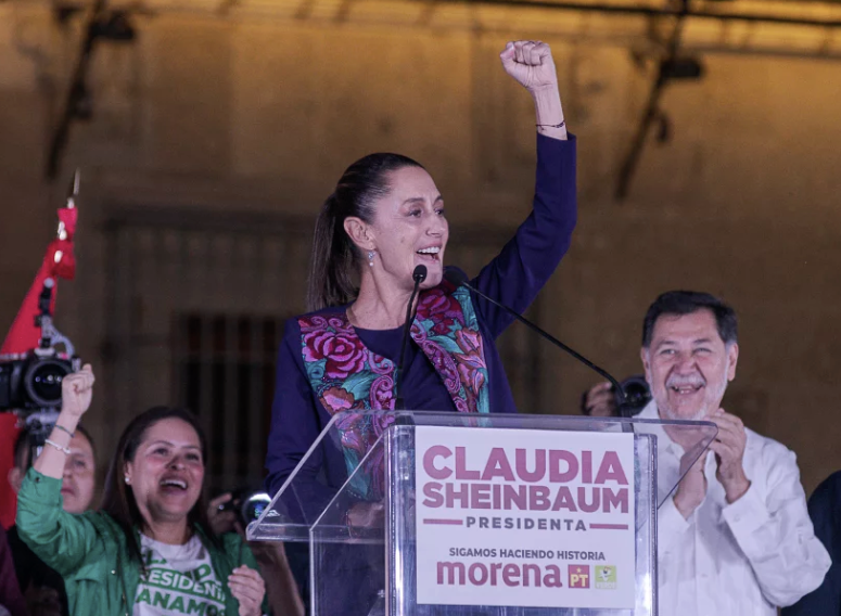 TRAC Top Line: Mexico Elects MORENA Candidate Claudia Sheinbaum As Next President of Mexico, in Mexico City, Federal District, Mexico- 2 June 2024