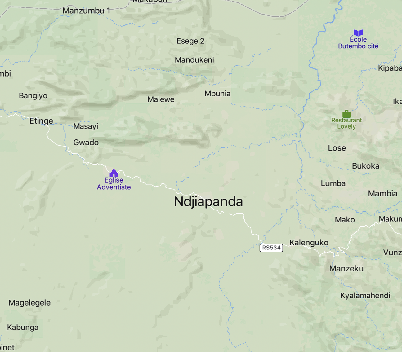 Ndjiapanda, Lubero Region, North-Kivu, Congo (DR)