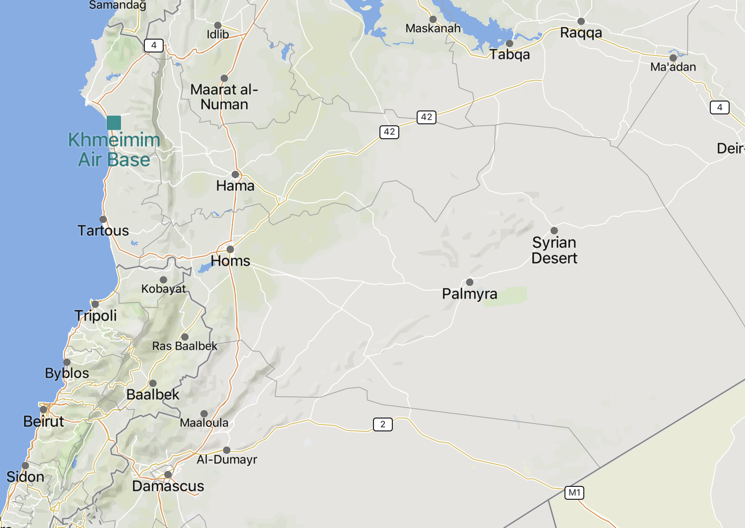 (Chatter) Three Russian Warplanes Leave Khmeimim Air Base to Conduct Airstrikes Against Islamic State (IS) in the Syrian Desert [Badiya], Homs Governorate, Syria - 11 June 2024
