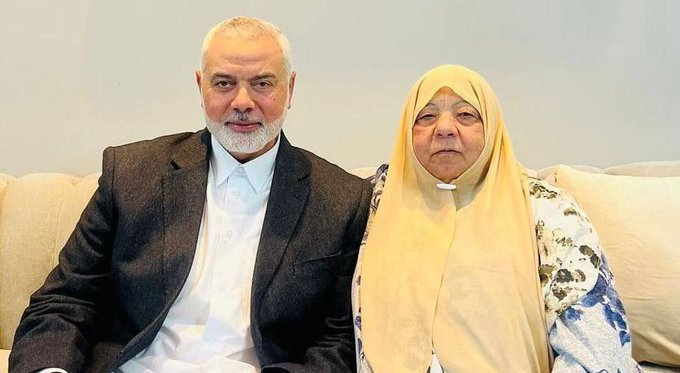Israeli Bombing Kills Ten Family Members, Including the Sister of Hamas Political Bureau Chief Ismail Haniyeh, Al-Shati Refugee Camp, Gaza Strip, Palestinian Territories - 25 June 2024