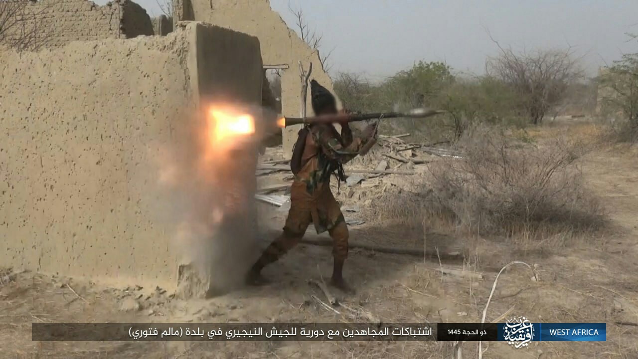 TRAC Incident Report: Islamic State West Africa (ISWA/Wilayat Gharb Afriqiyah) Militants Clashed with Nigerian Armed Forces Advancing on their Positions, in Mallam Fatori, Abadam LGA, Borno State, Nigeria - 9 June 2024