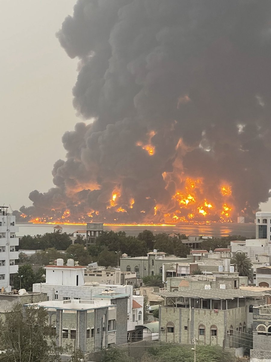 Israeli Air Strikes Target Houthi (Ansarallah) Assets in Retaliation for the 19 July Tel Aviv Suicide Drone Attack, Hodeidah, Yemen - 20 July 2024