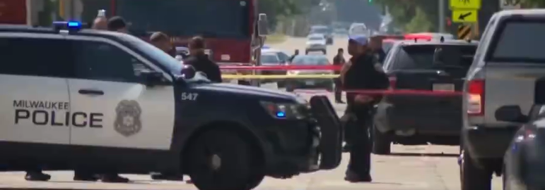 Police Intercept and Arrest a 21-Year-Old Man Armed with an AK-47 Pistol Near the Site of the Republican National Convention, Milwaukee, Wisconsin, United States - 15 July 2024