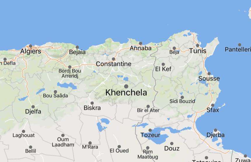 Algerian Peoples National Army Killed Two Unidentified Militants in Khenchela, Khenchela Province, Algeria