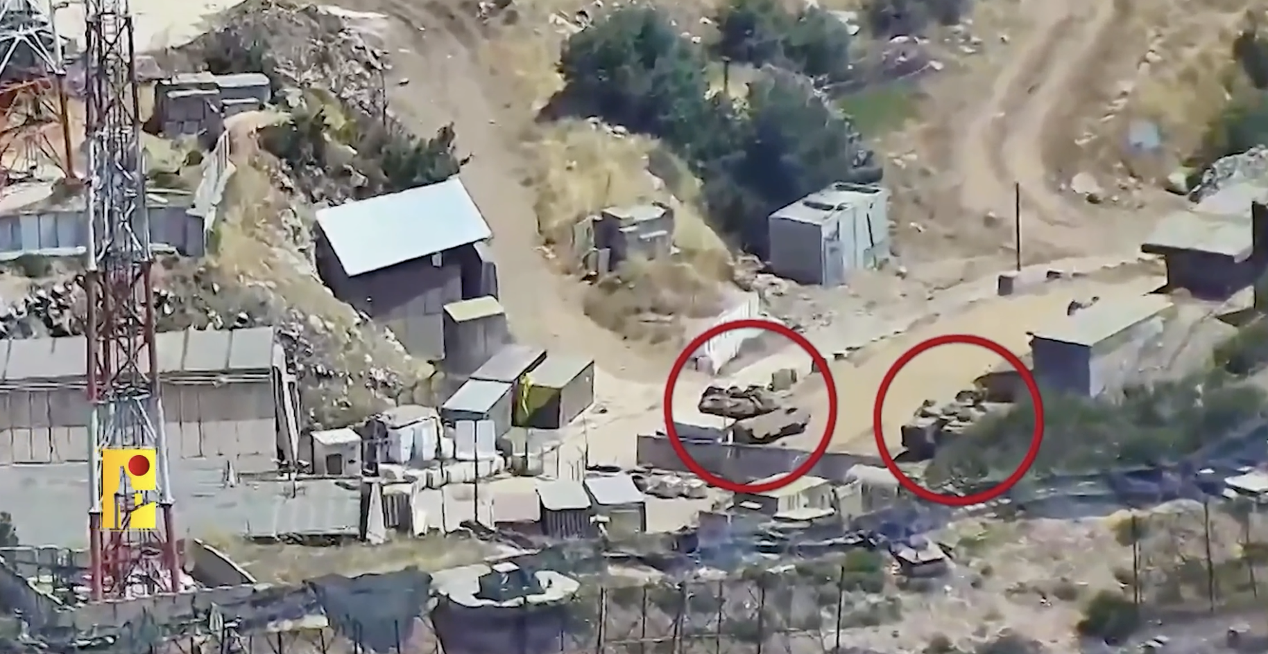 TRAC Incident Report: Hezbollah Targets Israeli Merkava Tank & Armored Personnel Carrier With Burkan & Almas Anti-Tank Guided Missiles (ATGM), on Border With Lebanon - 1 July 2024