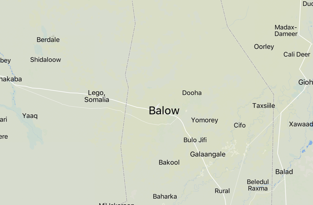 Balow Village, Lower Shabelle Region, Somalia