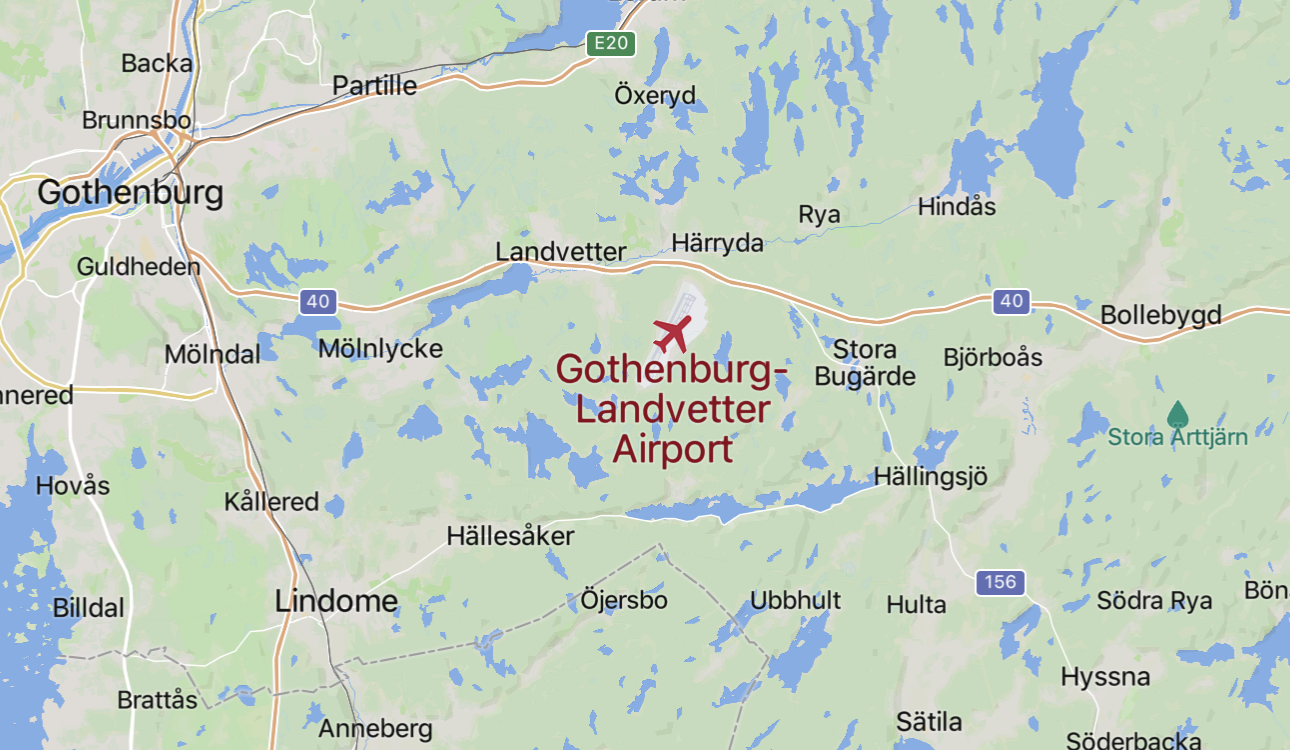 Landvetter Airport, Gothenborg, Sweden