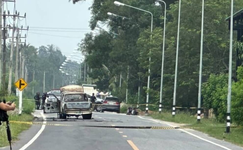 Two Gunmen Shoot Dead a Driver in a Targeted Assassination, and Set His Vehicle on Fire, Panare District, Pattani, 28 July 2024