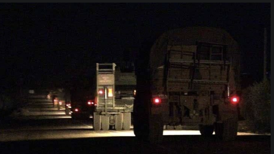 (Chatter) Turkish Armed Forces Send Reinforcements to Military Bases in Manbij, East of Aleppo, Syria - 12 July 2024